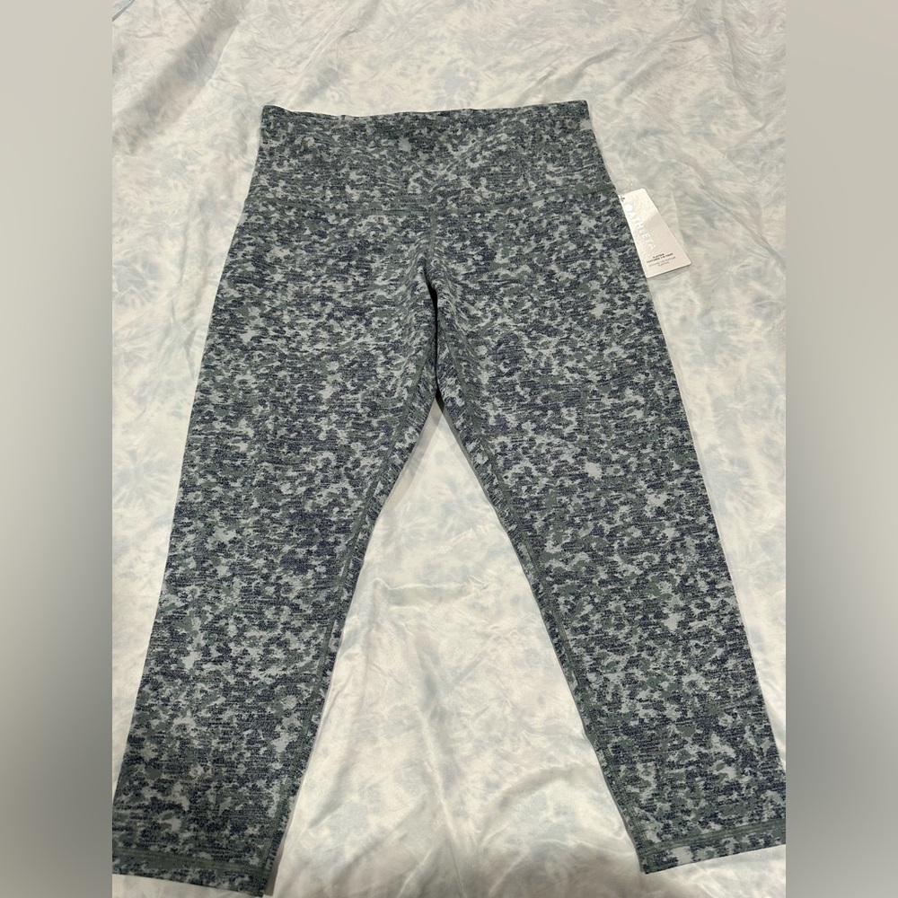 New Athleta Leggings Womens Elation Textured 7/8 Tight Activewear Size 1X